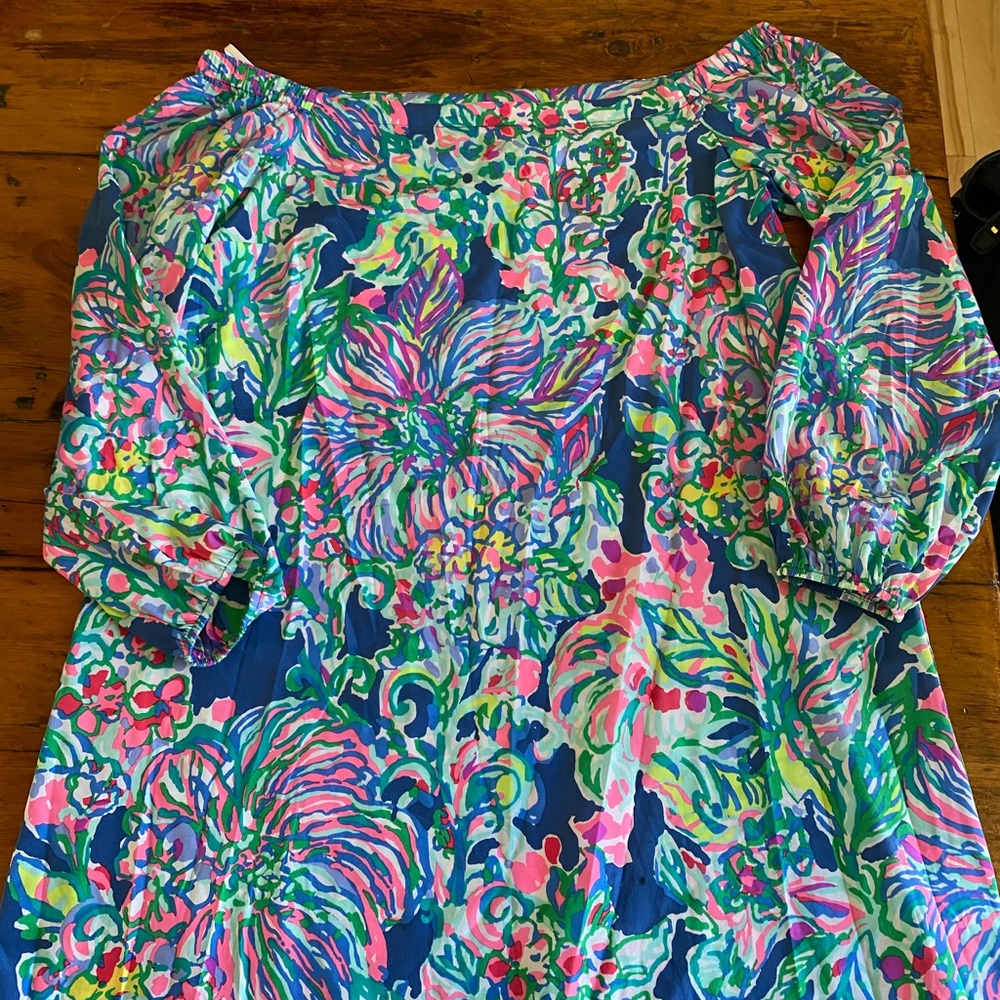 Off the shoulder Lilly Pulitzer dress
